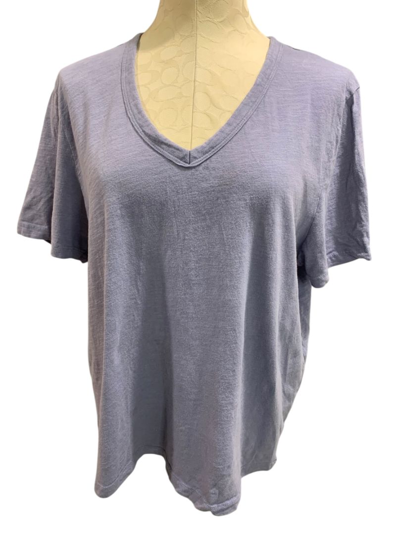 Size XL Universal Thread Purple Womens V-Neck Tshirt Short Sleeve