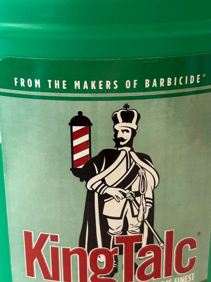 King Talc Soothing Cooling Pleasantly Scented 9oz New