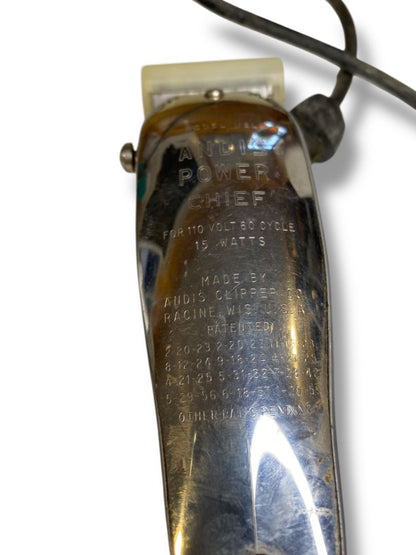 Vintage Andis Power Chief Working Electric Hair Clippers Model M2L