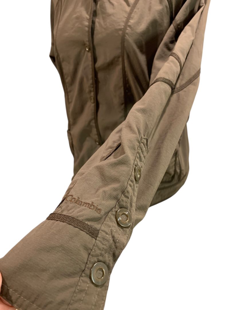 Size XL Columbia Titanium Womens OmniDry Jacket Snap Up