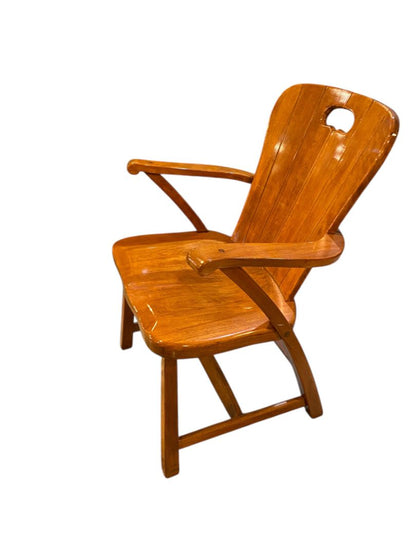 Vintage Heywood Wakefield Priscilla Cowboy Chair Sturdy Solid