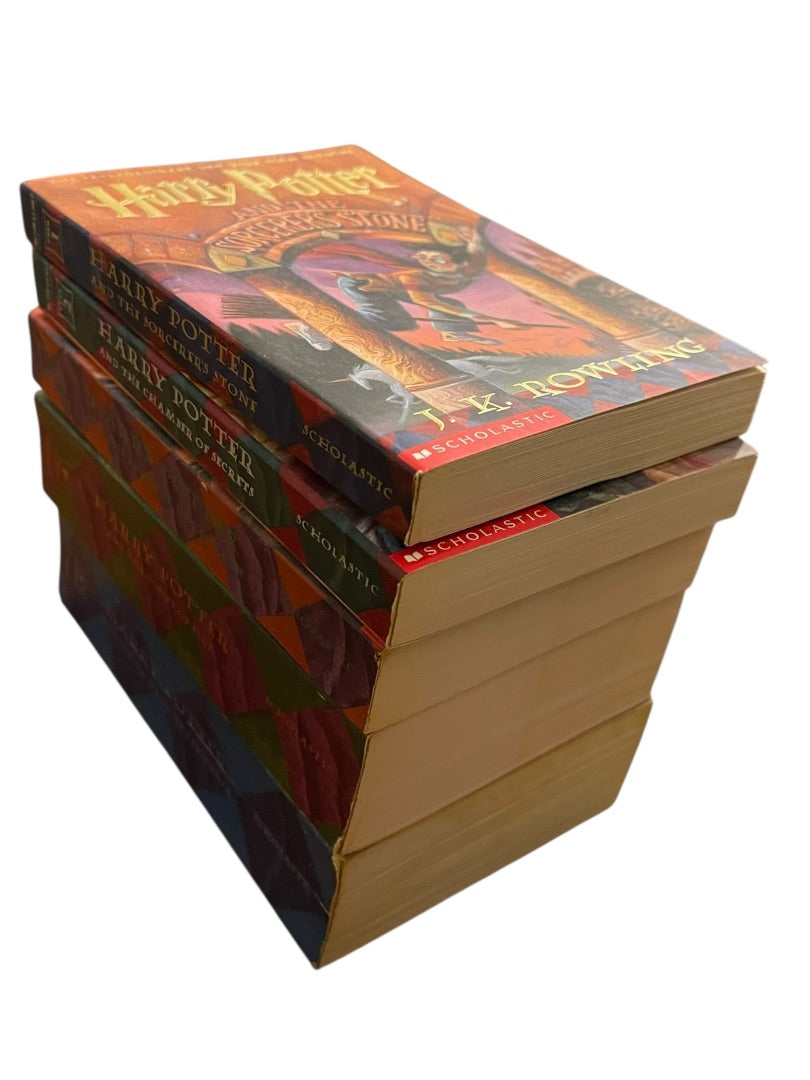 Harry Potter Books 1-5 by J. K. Rowling Boxed Set Scholastic