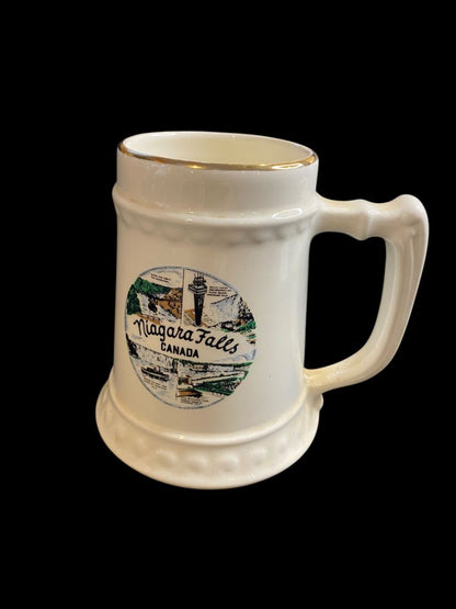 1960s Niagara Falls Canada Souvenir Beer Mug Made in USA