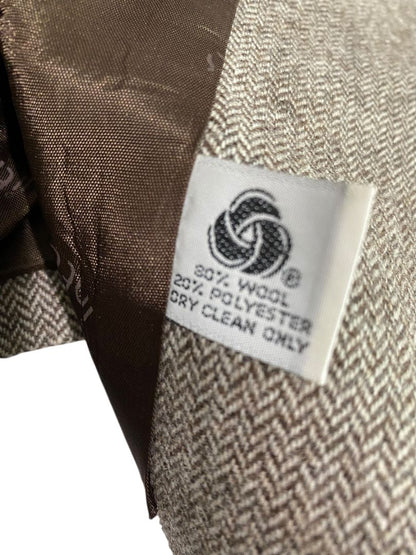 Size 10/12 Intuitions Womens 1980s Wool Blend Suit Pants Skirt Jacket