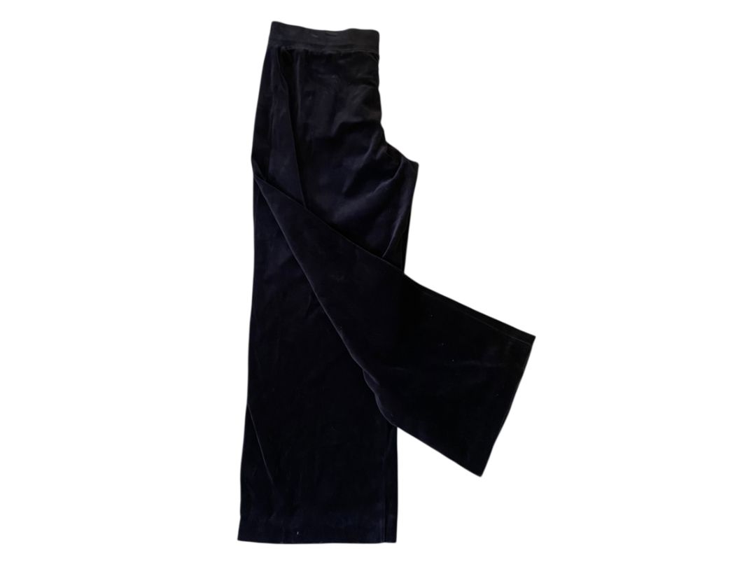 Size Large Style & Co Sport Black Velour Womens Pull On Pants