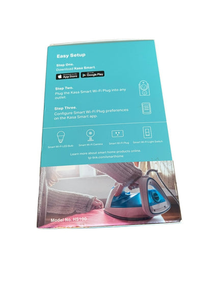 TP-Link Kasa Smart HS100 WiFi Smart Plug Classic 1-Pack White