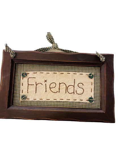 Slate Wall Hanging Indoor Outdoor Welcome Sign Oval Country Style Heart