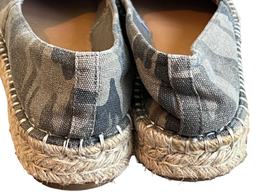 8.5 Splendid Laney Sage Camo Platform Espadrille Normcore Gorpcore Shoes