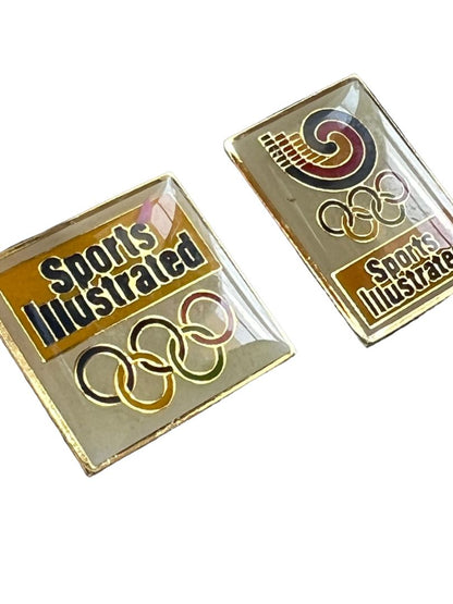 2x New Enamel Sports Illustrated Olympic Pin Set