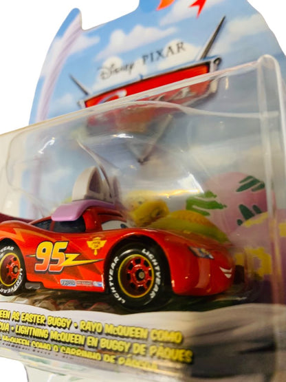 Disney Pixar Cars  Collection Lightning McQueen as Easter Buggy Diecast HTY66 New Mattel