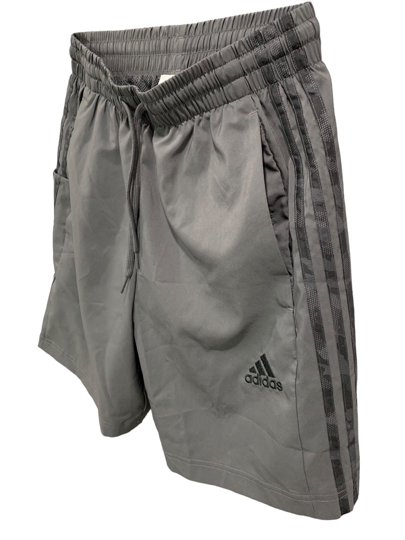 Small Adidas Mens New Gray Own the Run Running Shorts Lined IC1494