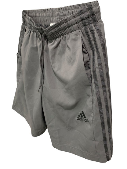 Small Adidas Mens New Gray Own the Run Running Shorts Lined IC1494