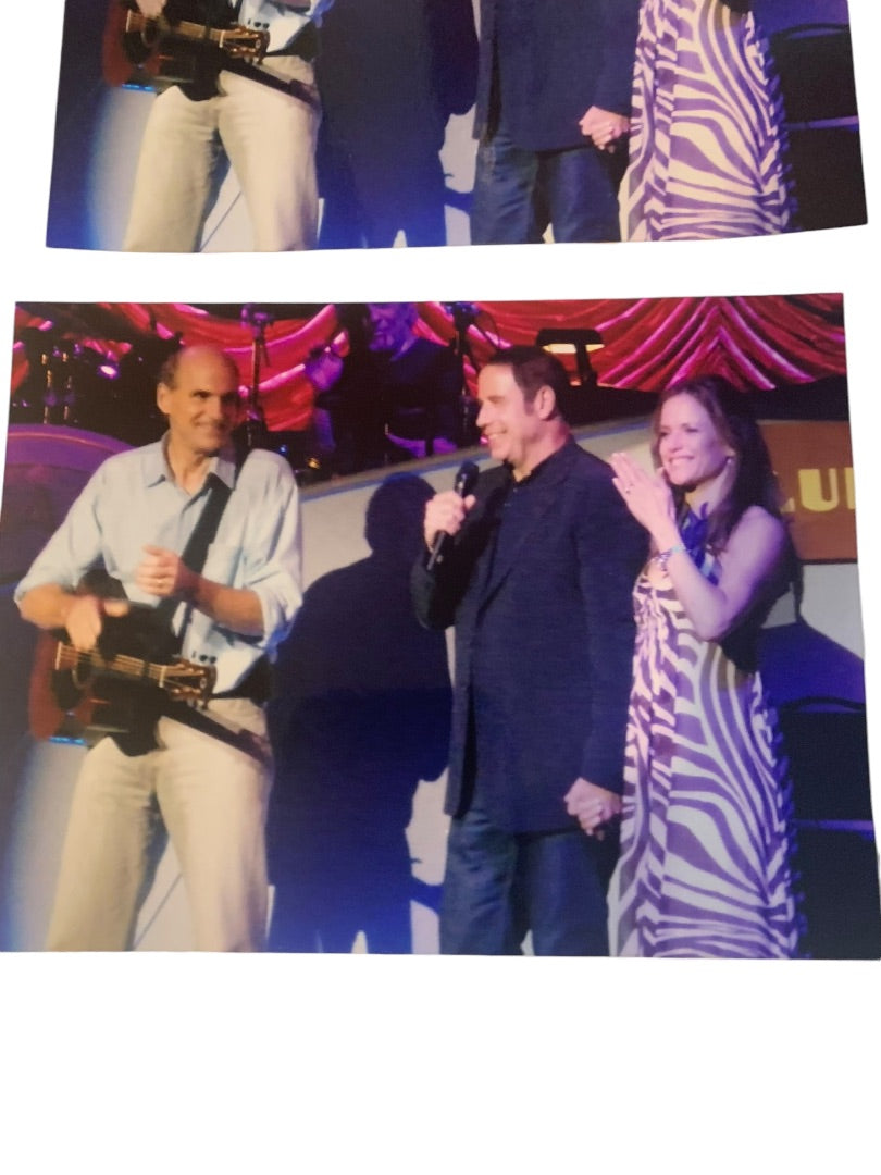 Set of 4 Photos James Taylor John Travolta Kelly Preston 2008