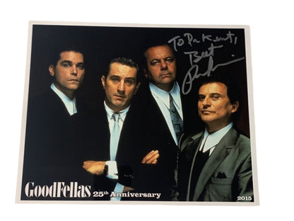 Paul Sorvino Signed 8x10 Photo Goodfellas Cicero Personalized Autograph 25th Anniversary