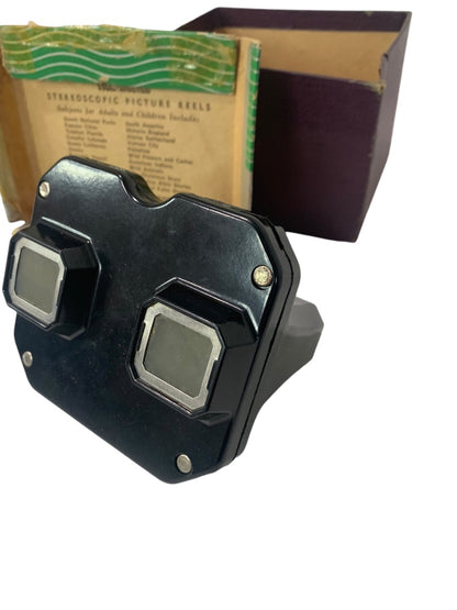 1940s Sawyers View-Master Black Stereoscopic Picture Viewer Portland Oregon Original