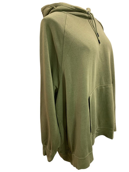 3X Nike Essential Womens Olive Green Pullover Hoodie CJ0409 Plus Size