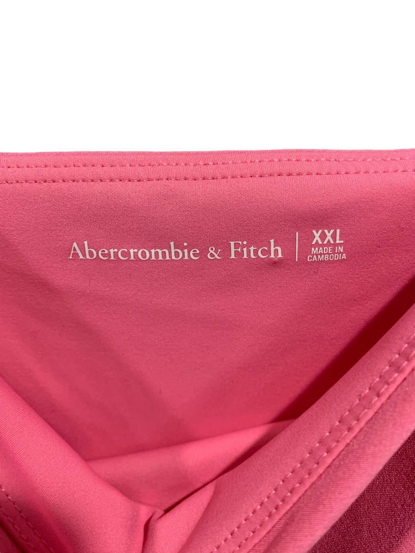 XXL Abercrombie & Fitch Womens Pink Traveler Mini Dress Shorts Pocket