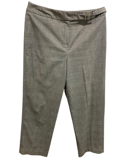 Size 16 Dressbarn Womens Plaid Dress Pants Trousers Black White
