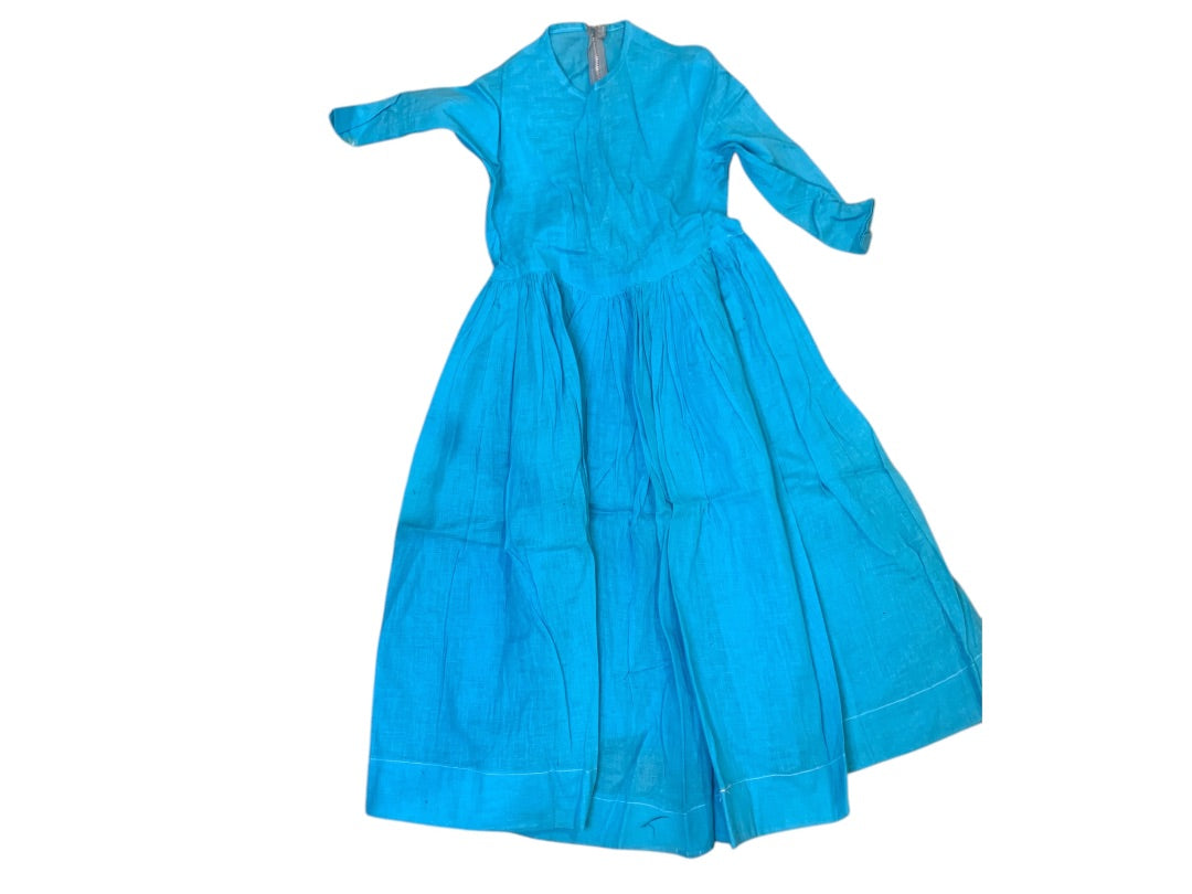 Set of 6 Youth Vintage Handmade Costume Pieces Dress Cloak Apron Bonnet