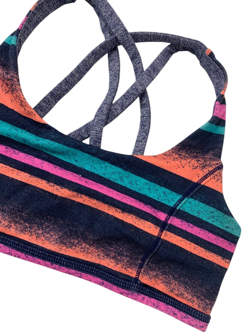 Size 12 Iviva Girls Sports Bra Lululemon Reversible Strappy