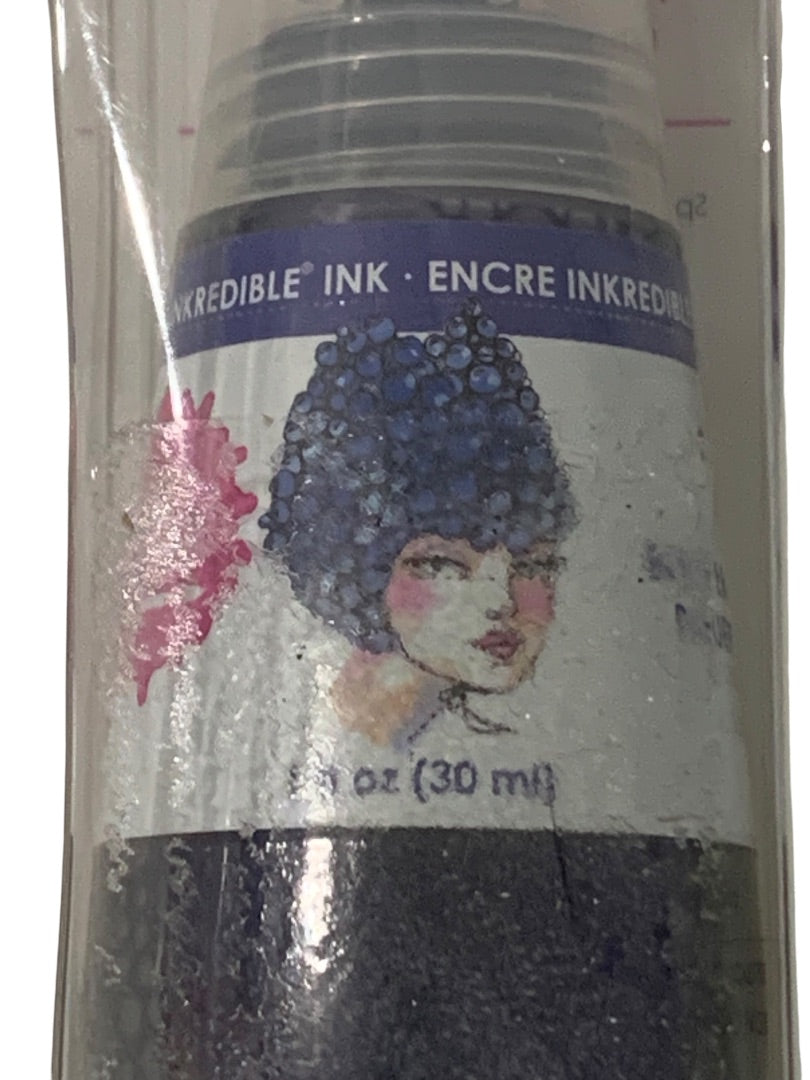 Jane Davenport Inkredible Ink 1 fl oz Blue Blueberry JD-126 Paper Arts New