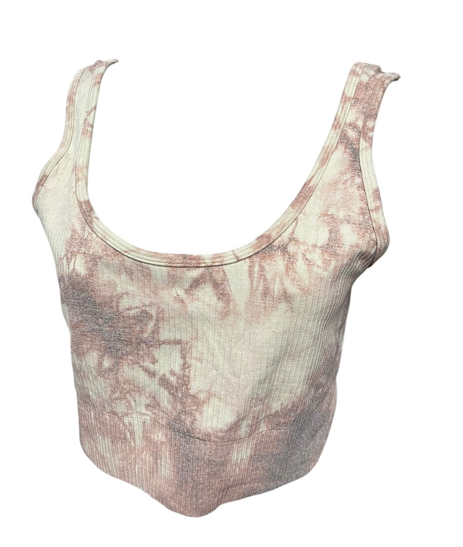 Large Mono B Ribbed Sports Bra Tie Dye Style AT3168