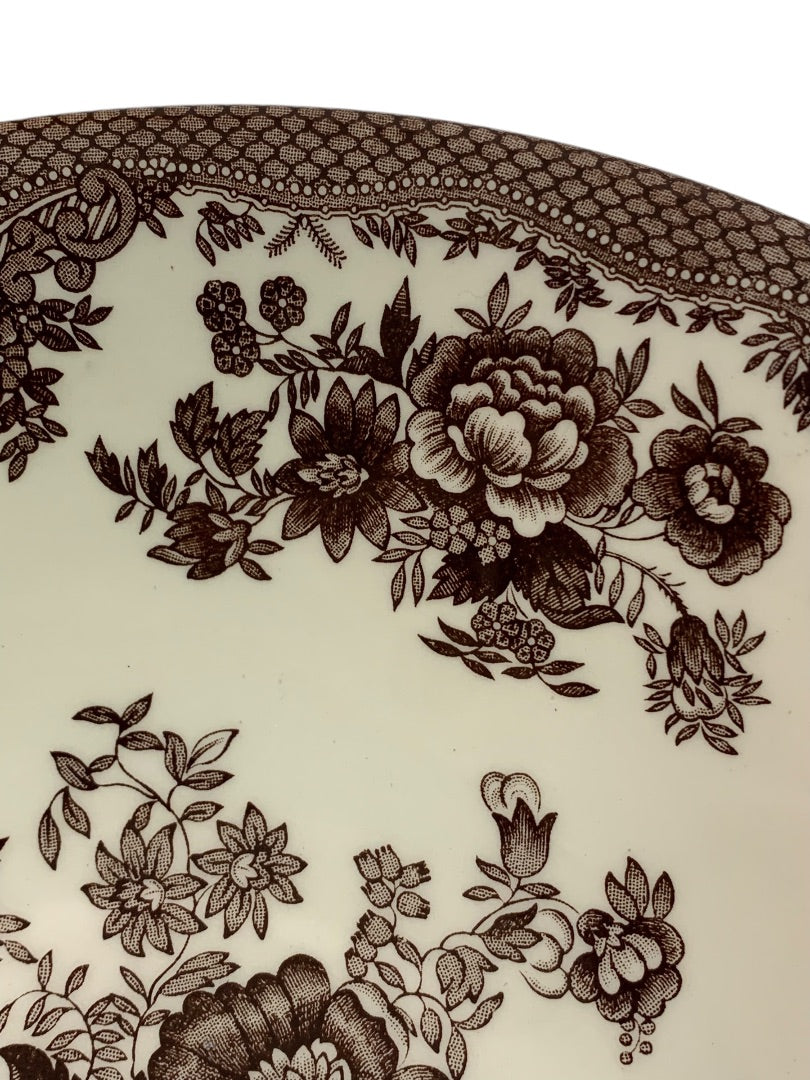 Royal Stafford Asiatic Pheasant Serving Bowl Brown 10.25 Inch Diameter