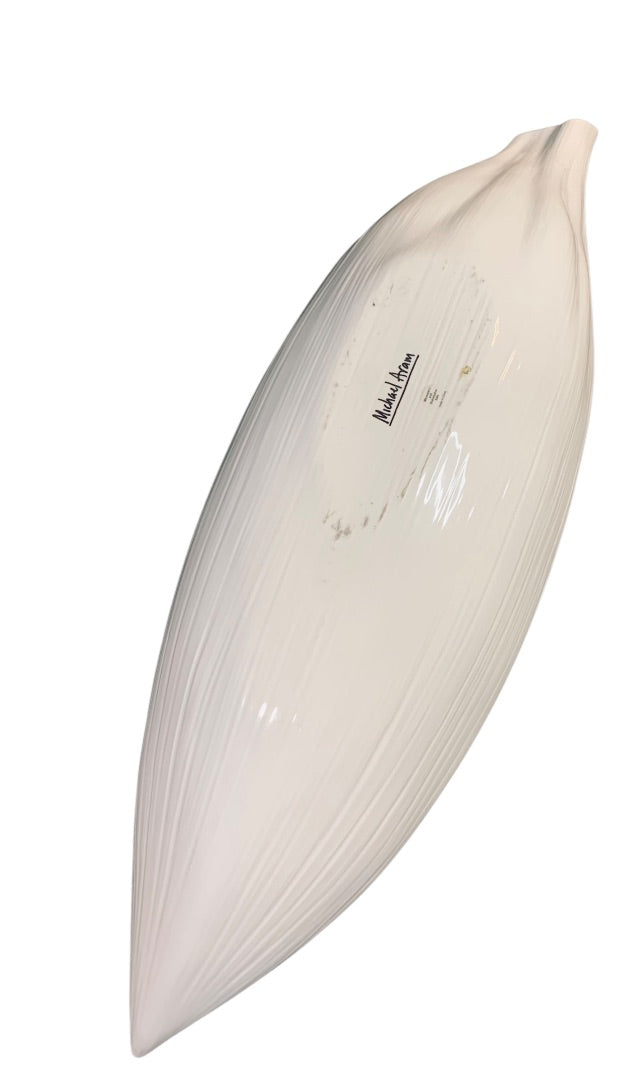Michael Aram Large Statement Centerpiece Trench Bowl Dish Ceramic 27 Inch