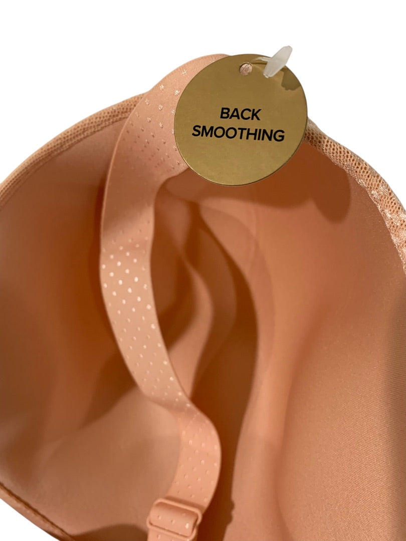 42DDD Wacoal Back Appeal Tshirt Bra New Peach Lined Underwire 853303