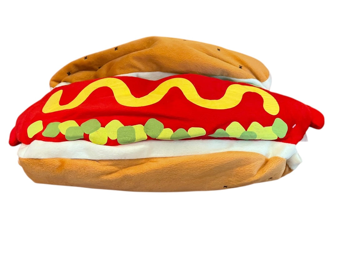 Hotdog In Bun Dog Halloween Costume Velcro Adjustable Medium