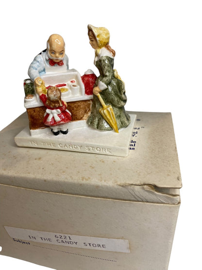 Sebastian Miniatures In the Candy Store Signed Figurine Vintage 6221