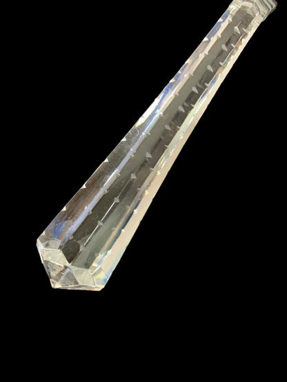 Vintage Cut Crystal Tulip Bell Grape Cluster 7.25 Inch