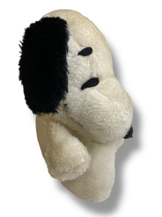Vintage Sitting Plush Snoopy Peanuts Stuffed Animal 6 Inch Rough Condition