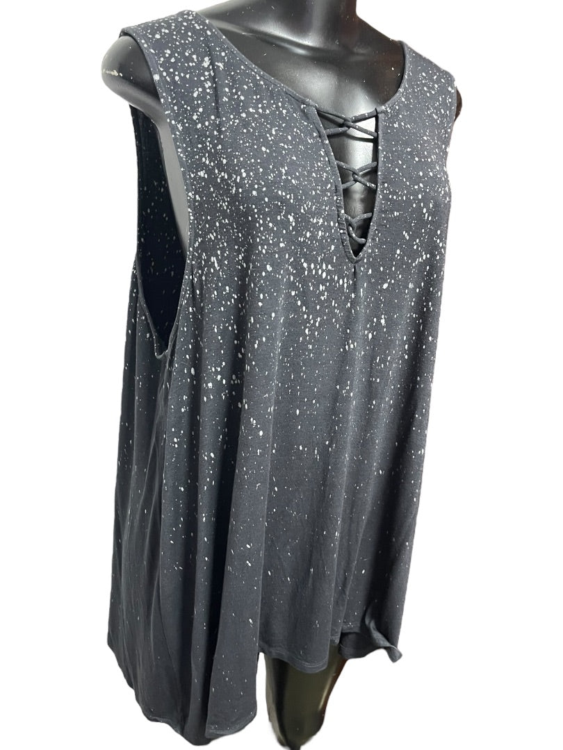 XXL American Eagle Outfitters Soft & Sexy Tank Splatter Pattern Womens Tunic Tank