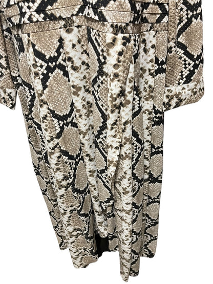 Size 24W INC INternational Concept Snakeskin Pattern Maxi Dress