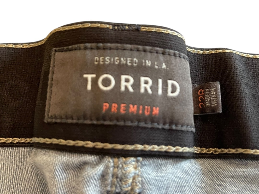 22R Torrid Premium Bombshell Skinny Stretch Womens Jeans Plus Size