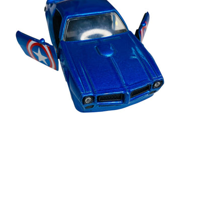 Jada Marvel 1:32 1972 Pontiac Firebird Captain America Die-Cast Car Toy