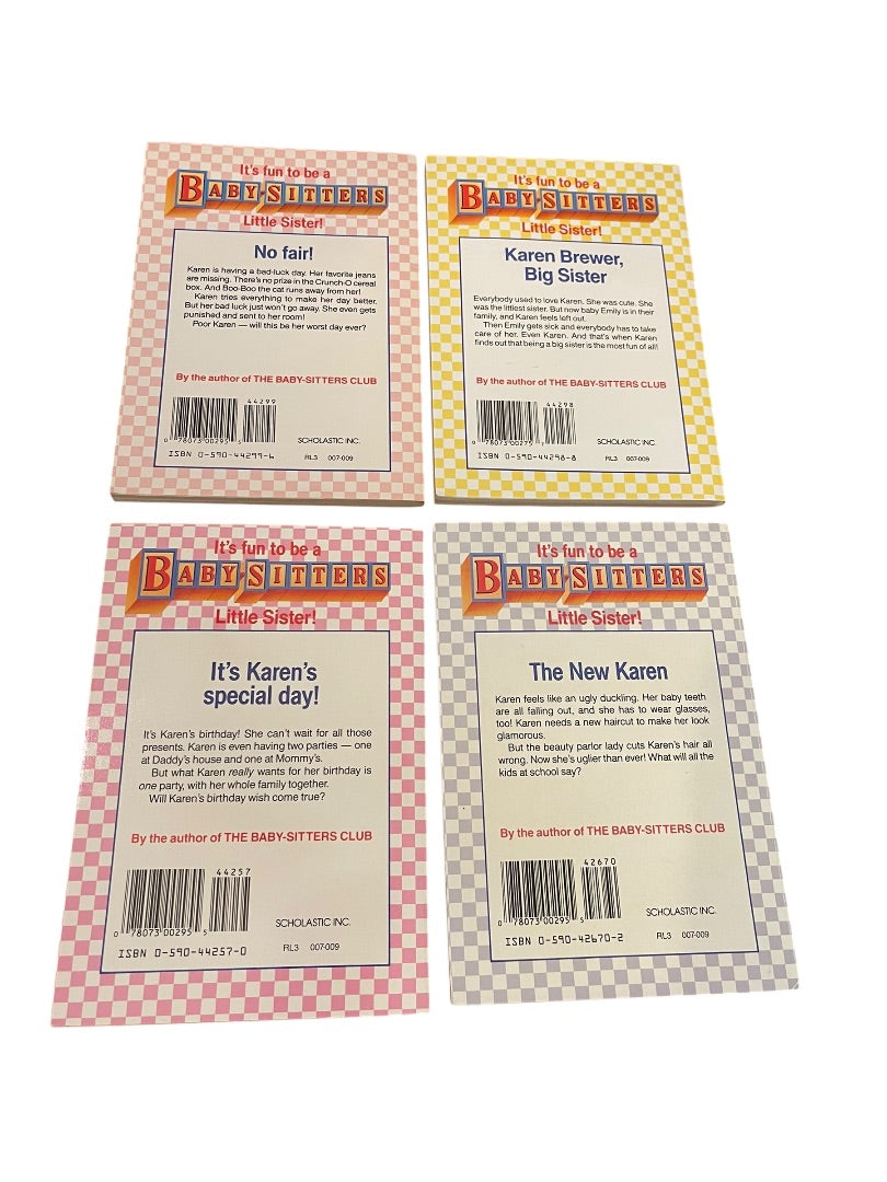 Set of 11 Baby Sitters Little Sister #1-11 Ann M Martin Paperback