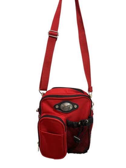 Ricardo Beverly Hills Crossbody Travel Bag Red Organizer