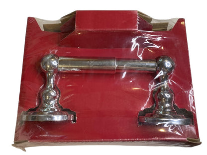 Wall Mounted Chrome Toilet Paper Holder Spring 8.5" New Sealed