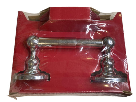 Wall Mounted Chrome Toilet Paper Holder Spring 8.5" New Sealed