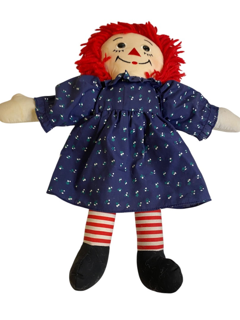 Vintage Dakin Raggedy Ann Doll Ragdoll 18" 85th Anniversary