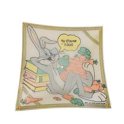 1986 Warner Bros. Bugs Bunny What’s Up Doc? Cartoon Glass Ceiling Light Shade