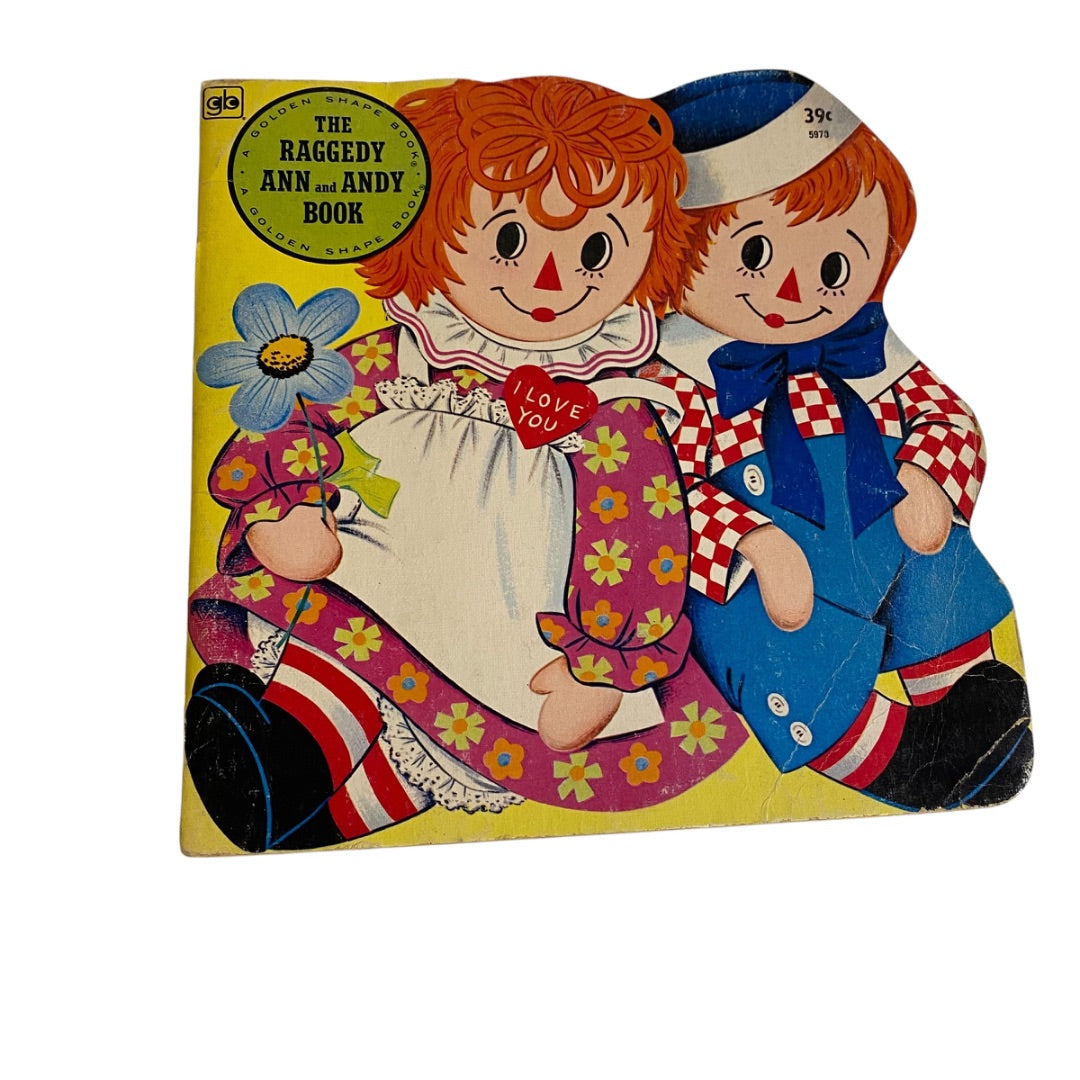 1976 Golden Book The Raggedy Ann and Andy Book Paperback