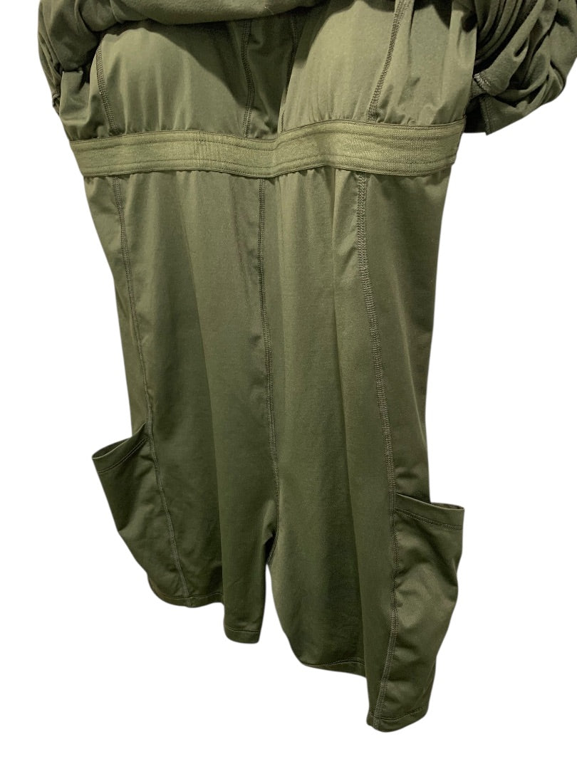 XXL All in Motion Womens Tennis Golf Dress Undershorts Sleeveless Dark Green