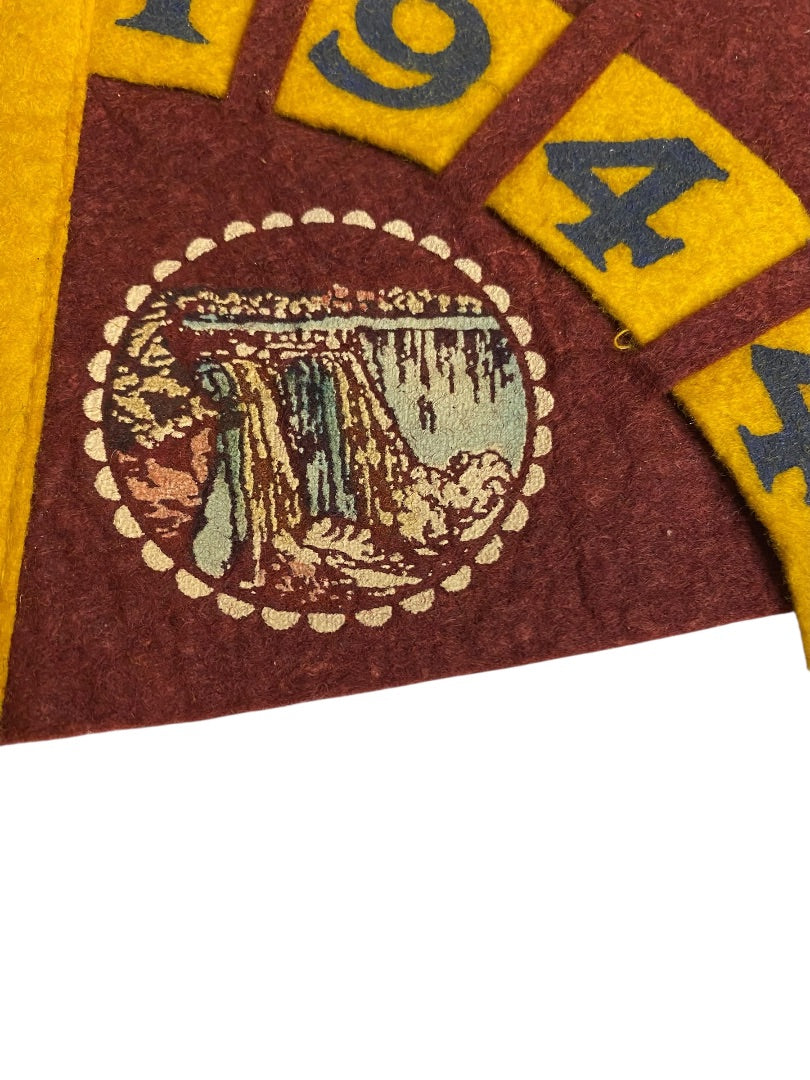 1944 Niagara Falls Pennant Souvenir Felt Flag. 11.75"