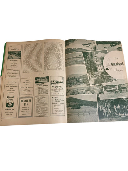 1955 New Hampshire Vacation Guide Magazine Jubilee Year Edition