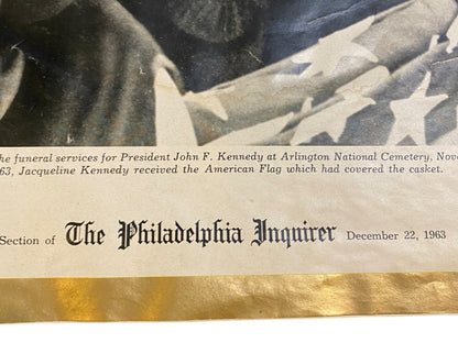 Philadelphia Inquirer 1963 Pictorial Tribute JFK Jacqueline Kennedy