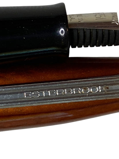 Esterbrook Fountain Pen Copper Marbled 1551 Nib Medium Firm Student