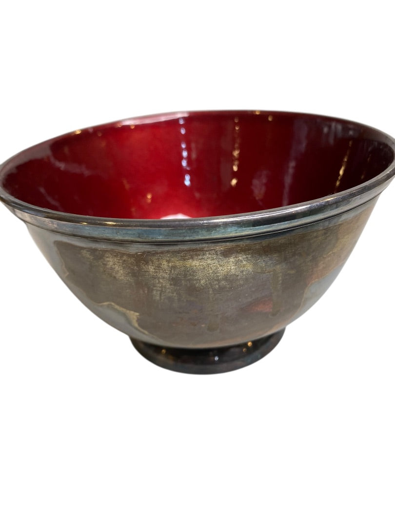 Towle Presentation Bowl Silverplate Over Copper 1973 Schering Joseph J Ingolia 6"